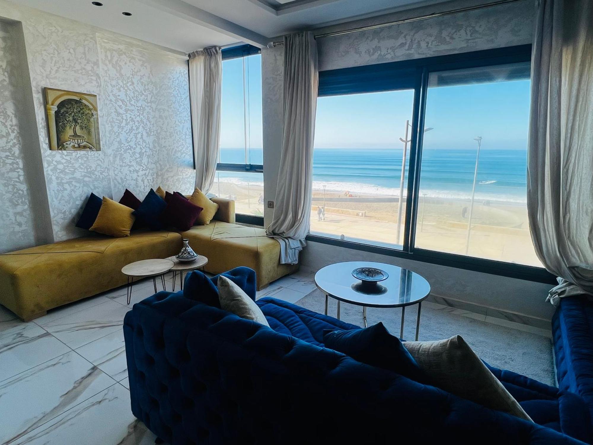 Golden Beach Elegance Sea View & Serenity Кенитра Екстериор снимка